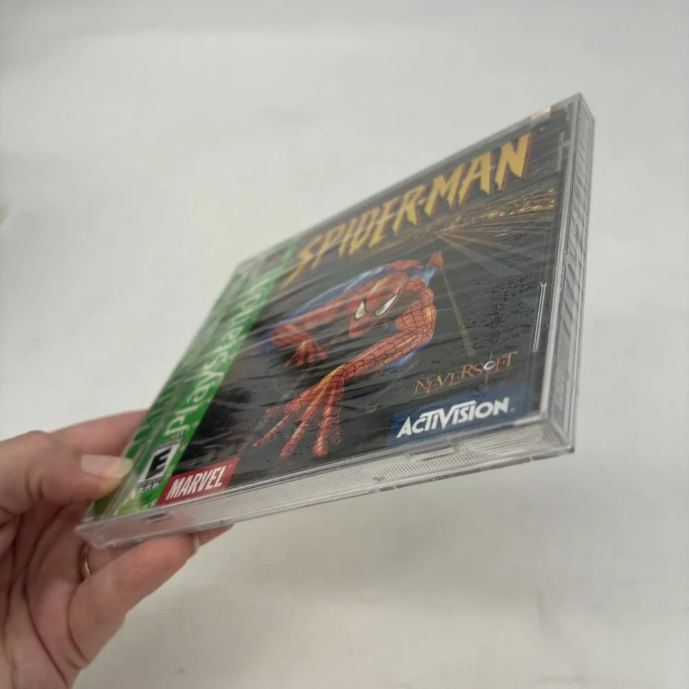 Spider-Man (SONY PlayStation 1, 2000) PS1 PSX Batman COMPLETE PRISTINE NEW MINT